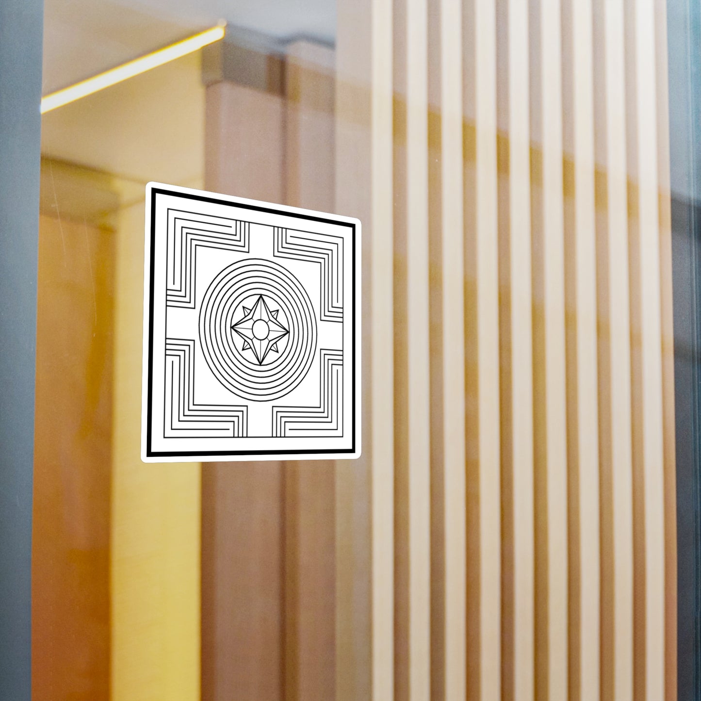Creation / Shopfung Symbol Decal (Black/White) Not Transparent