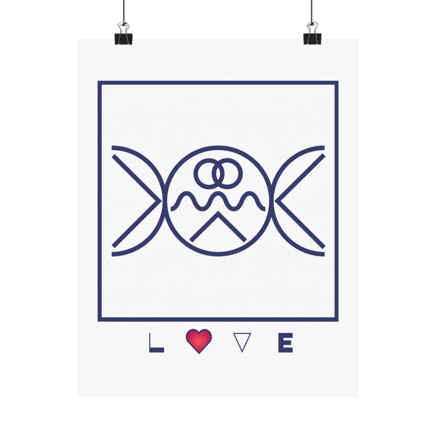 *Love/Liebe* Creation-Energy Inspired Poster
