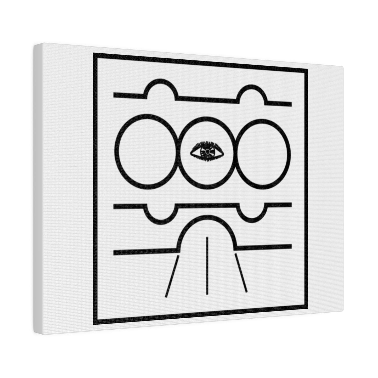 Humanity - Creation-Energy Teaching Symbols - Matte Canvas, Stretched, 0.75"