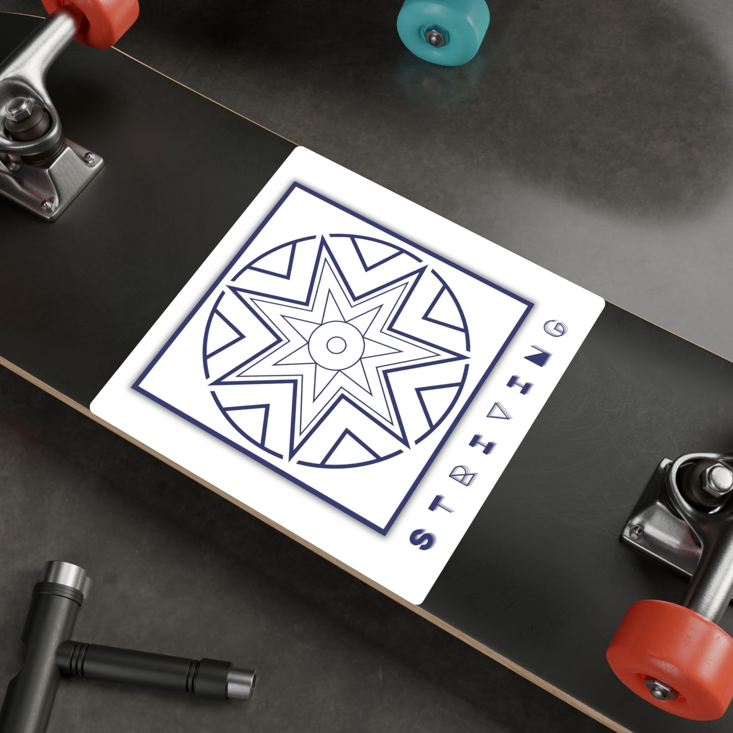 Symbols of the Creation-Energy Teaching - DECAL *Striving / Streben* (purple)