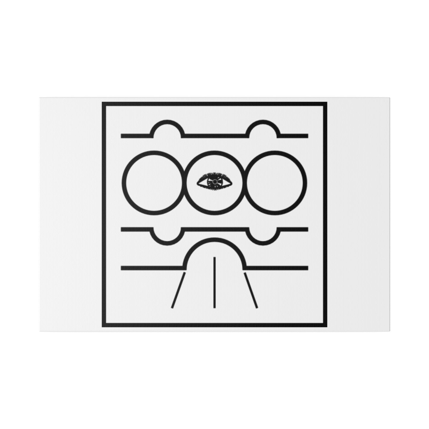 Humanity - Creation-Energy Teaching Symbols - Matte Canvas, Stretched, 0.75"