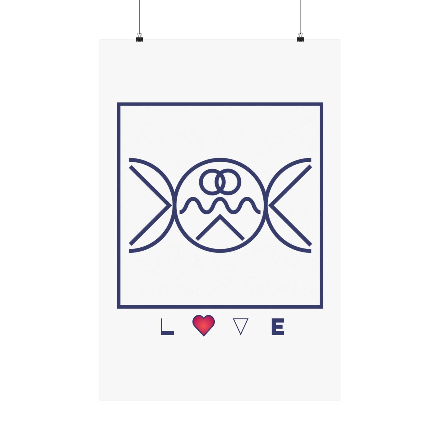 *Love/Liebe* Creation-Energy Inspired Poster