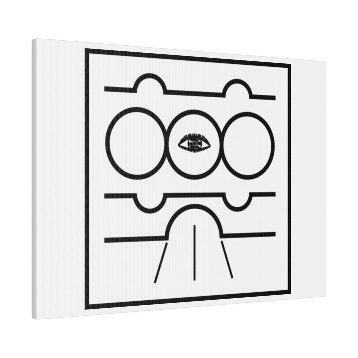 Humanity - Creation-Energy Teaching Symbols - Matte Canvas, Stretched, 0.75"