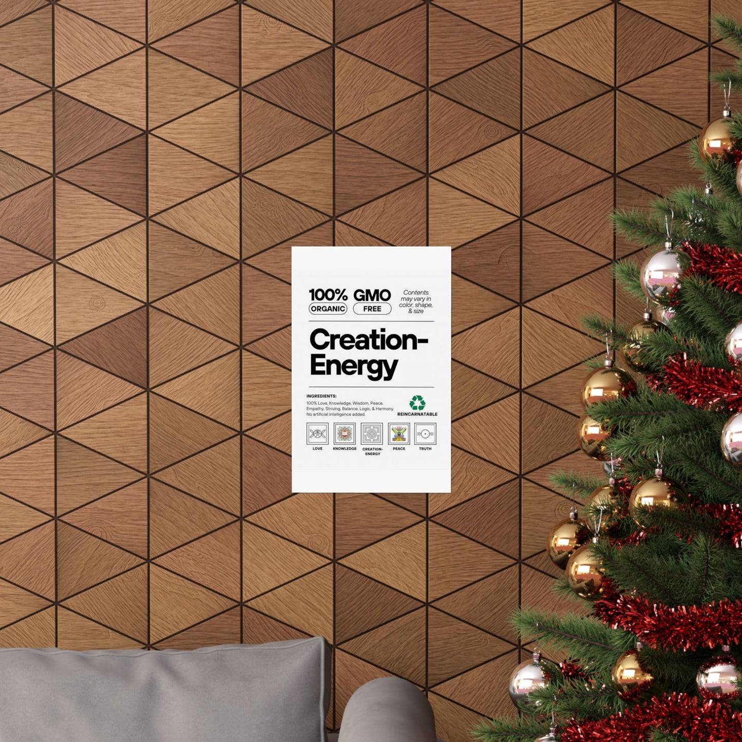 Inspirational Creation-Energy Posters | Eco-Friendly Wall Art for Mindfulness