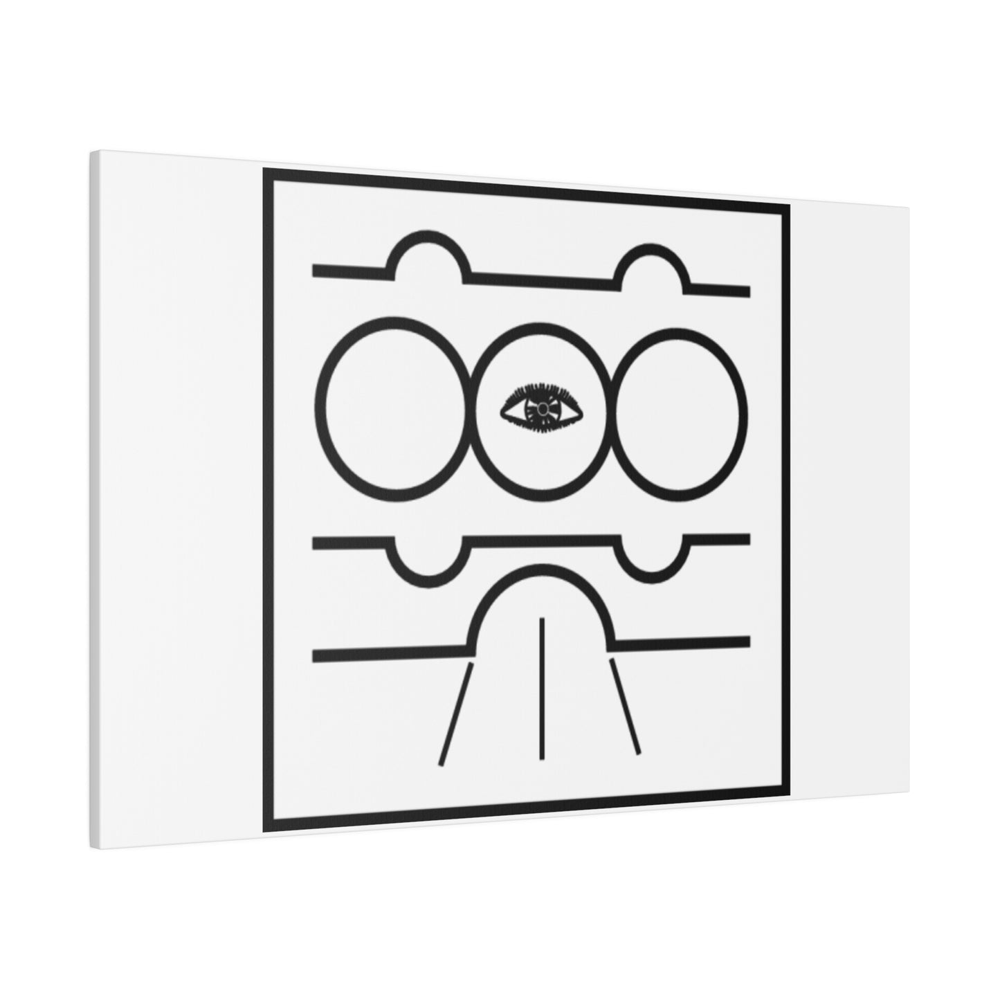 Humanity - Creation-Energy Teaching Symbols - Matte Canvas, Stretched, 0.75"