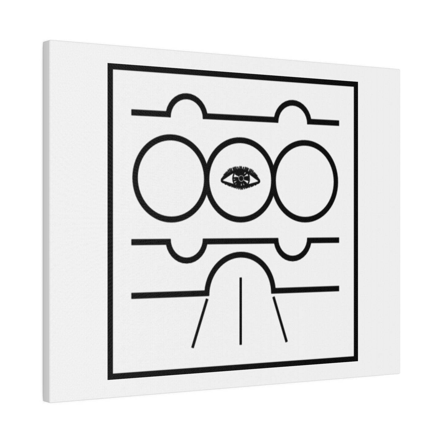 Humanity - Creation-Energy Teaching Symbols - Matte Canvas, Stretched, 0.75"