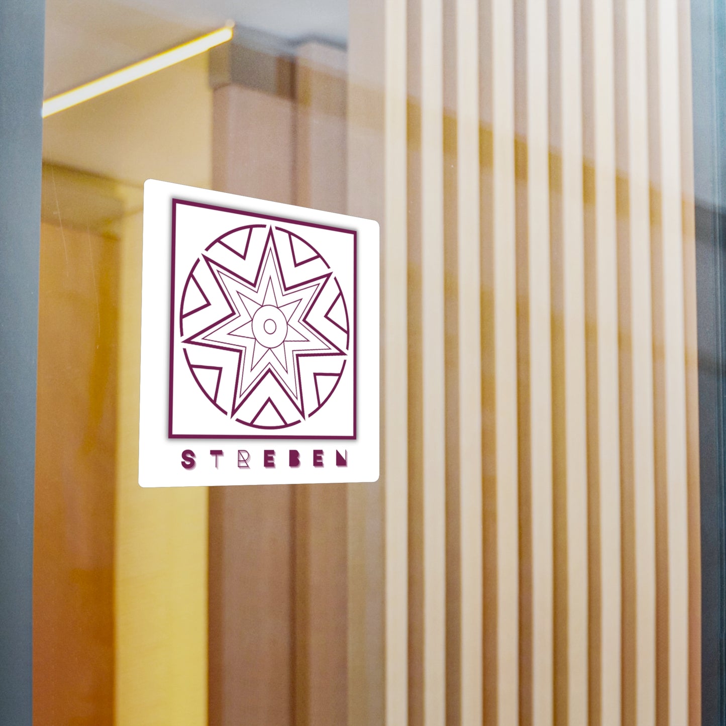 Symbols of the Creation-Energy Teaching - DECAL *Streben / Striving* (red/maroon)