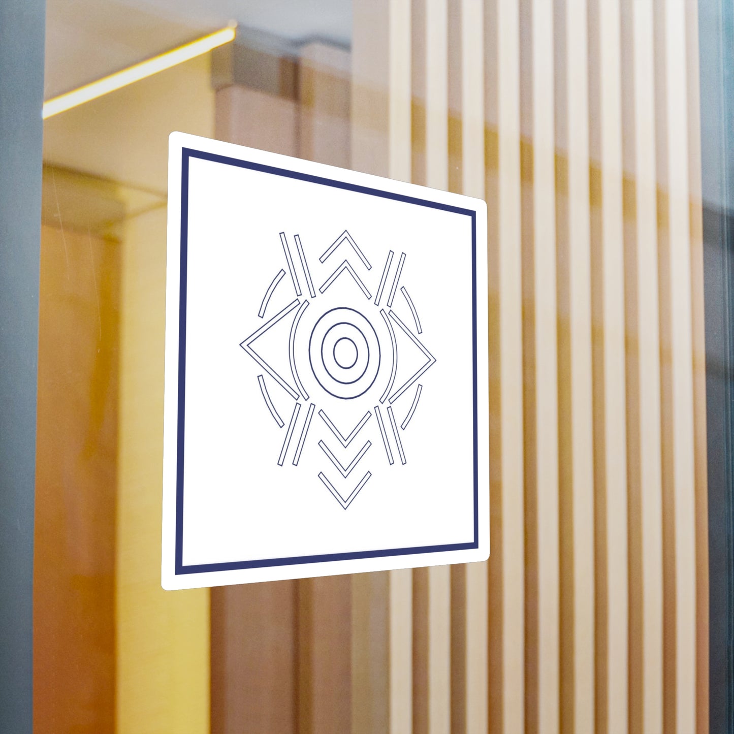 Verantwortung/Responsibility Sticker (Blue/White) Symbol Only