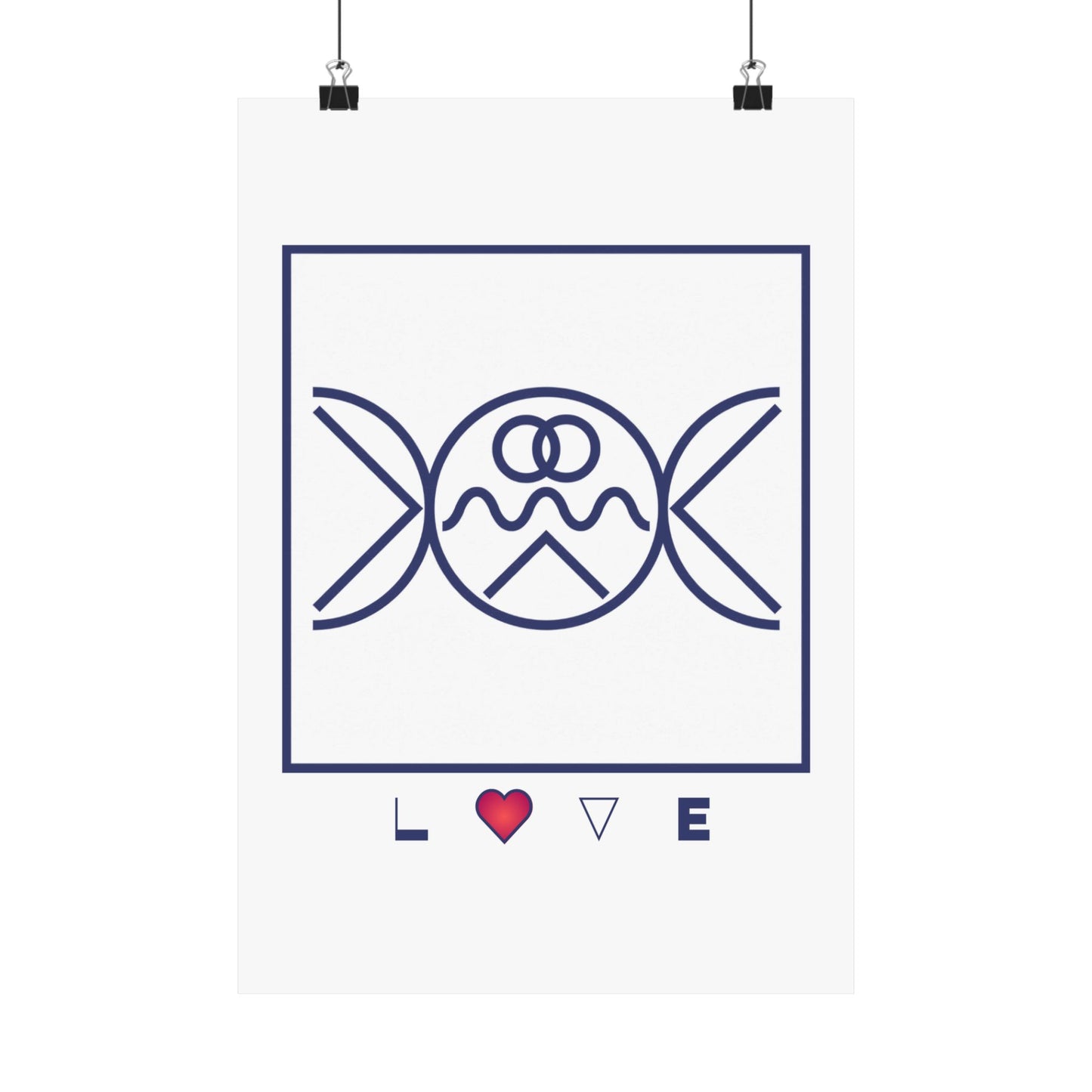 *Love/Liebe* Creation-Energy Inspired Poster