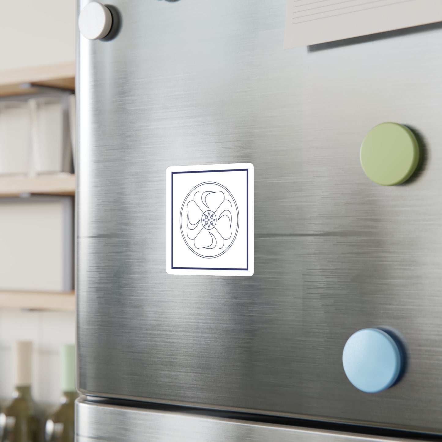 SEIN/BEING Sticker (Blue/White) Symbol Only