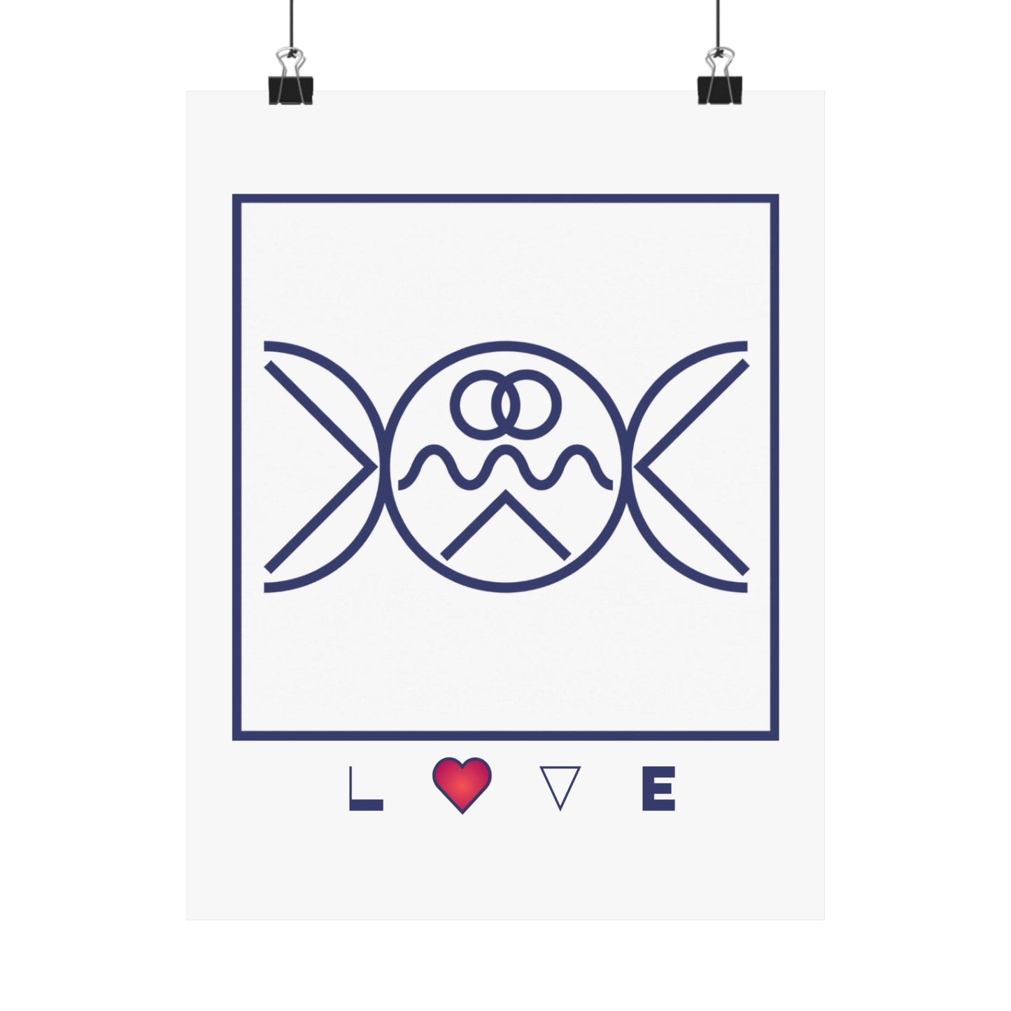 *Love/Liebe* Creation-Energy Inspired Poster