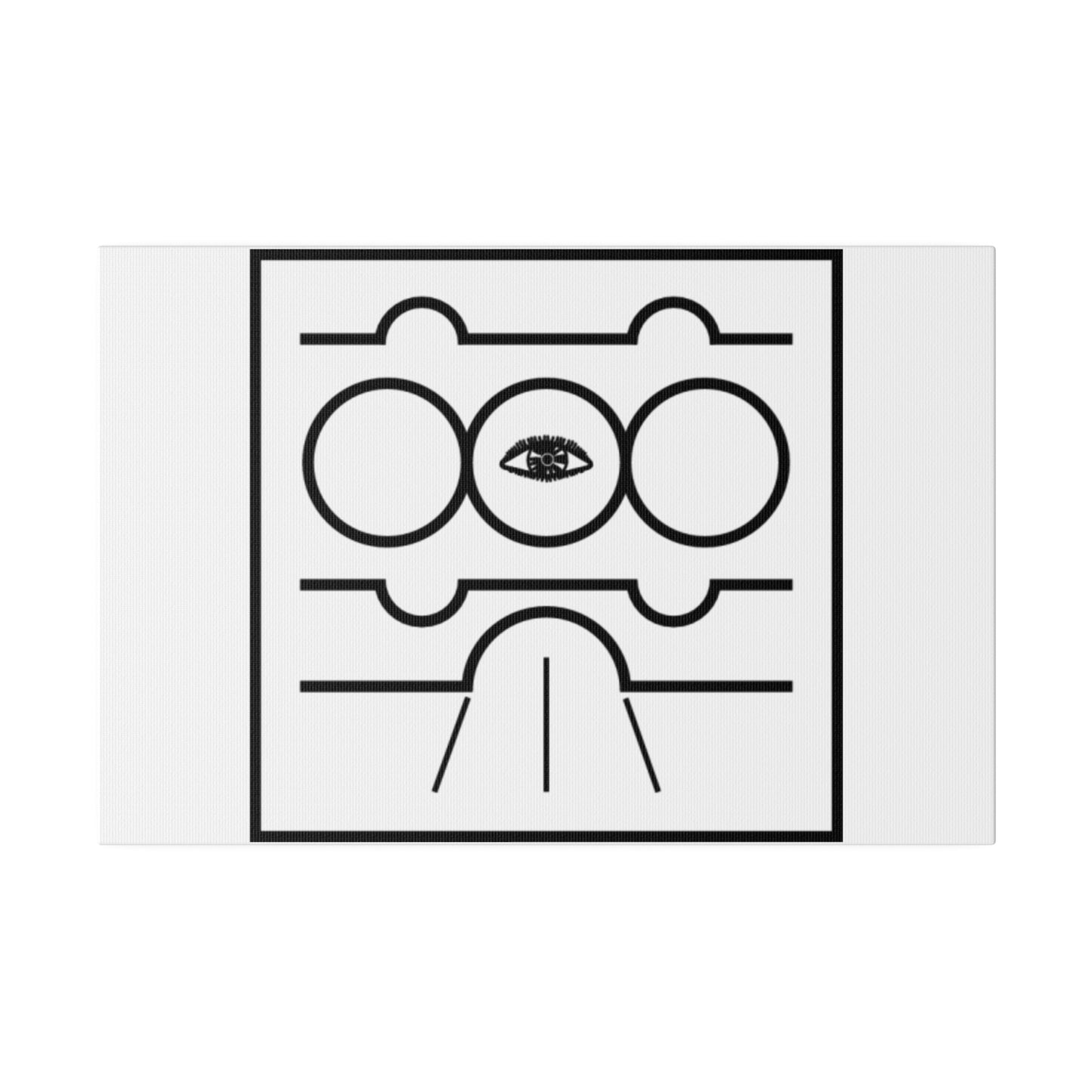 Humanity - Creation-Energy Teaching Symbols - Matte Canvas, Stretched, 0.75"
