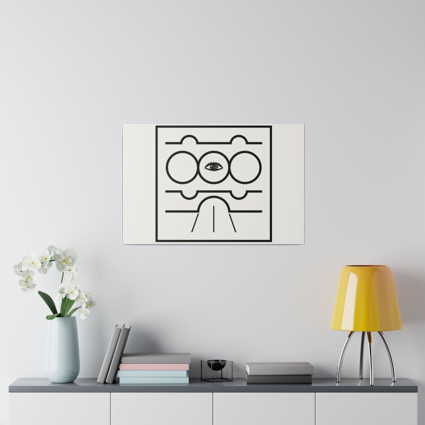 Humanity - Creation-Energy Teaching Symbols - Matte Canvas, Stretched, 0.75"