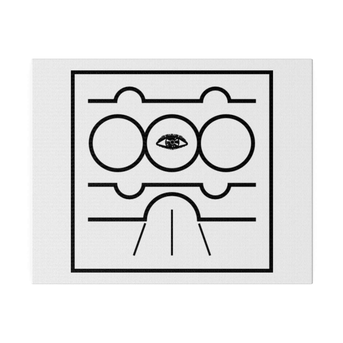 Humanity - Creation-Energy Teaching Symbols - Matte Canvas, Stretched, 0.75"