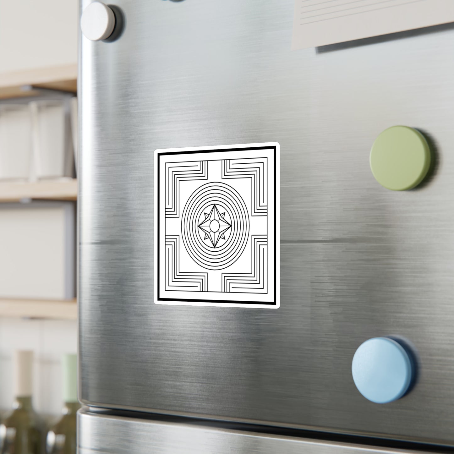Creation / Shopfung Symbol Decal (Black/White) Not Transparent