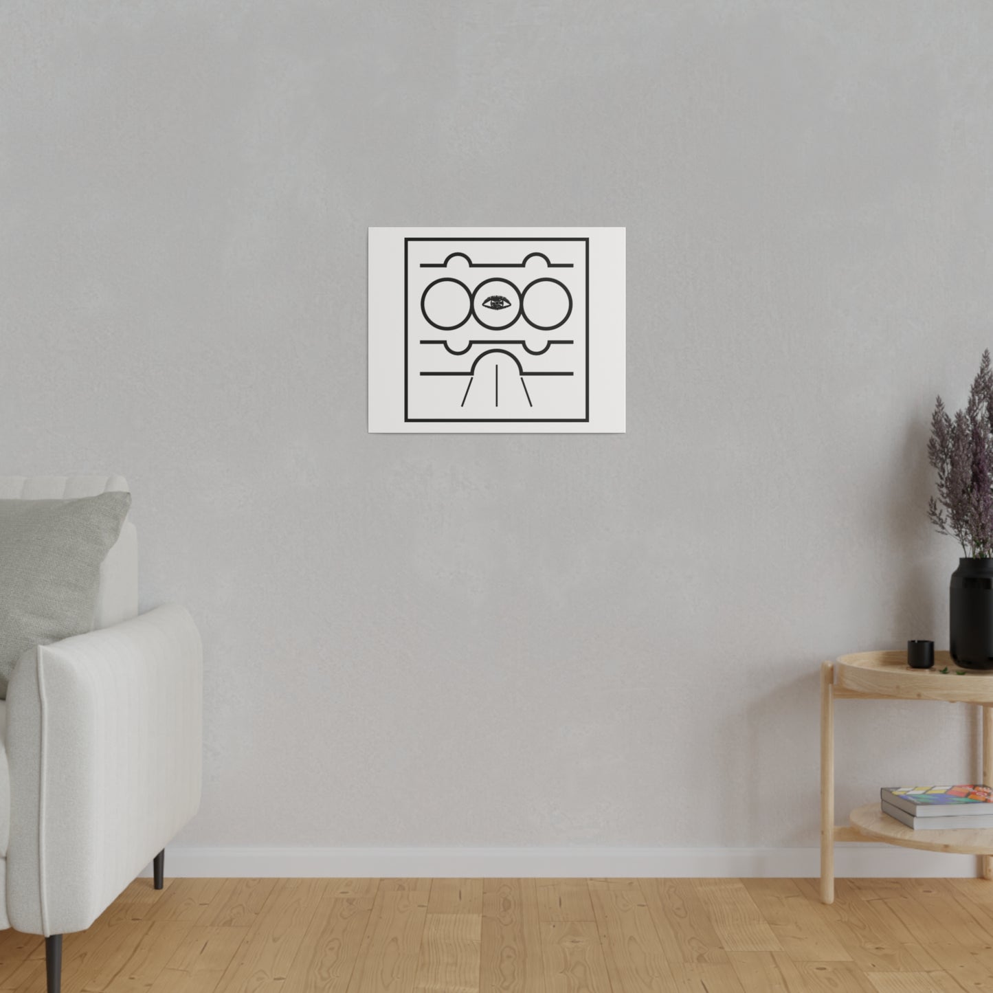 Humanity - Creation-Energy Teaching Symbols - Matte Canvas, Stretched, 0.75"