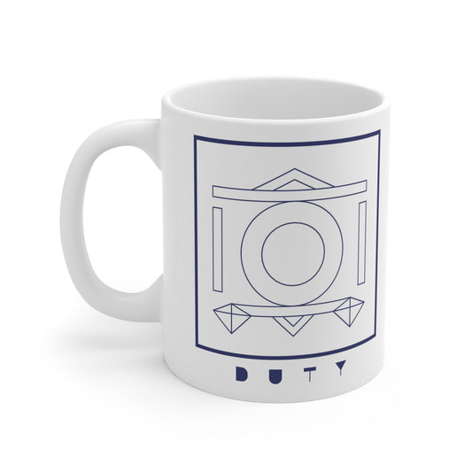 Symbols of the Creation-Energy Teaching - Mug 11oz *Duty / Pflicht*