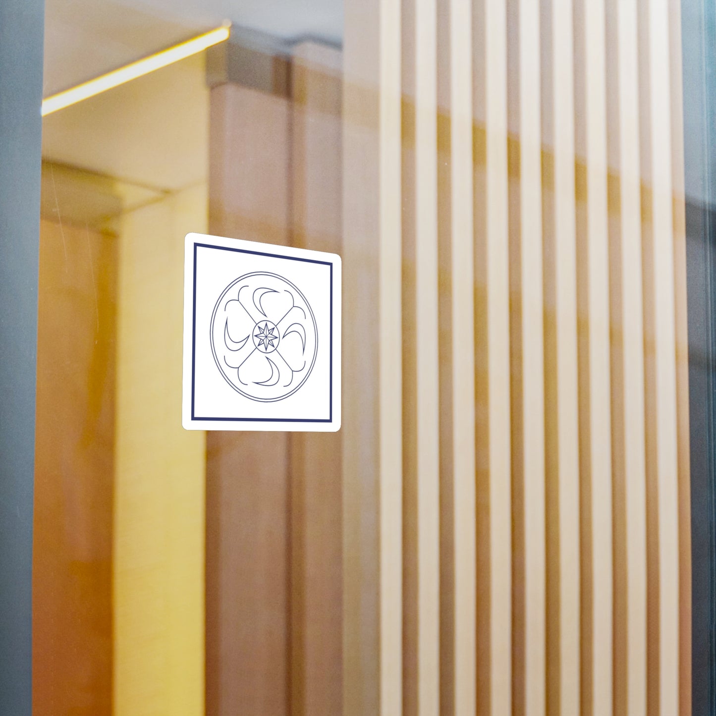 SEIN/BEING Sticker (Blue/White) Symbol Only