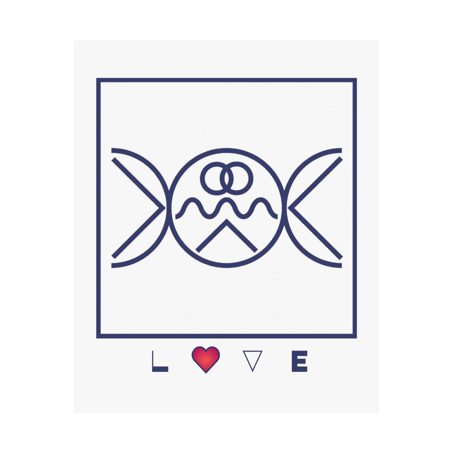 *Love/Liebe* Creation-Energy Inspired Poster