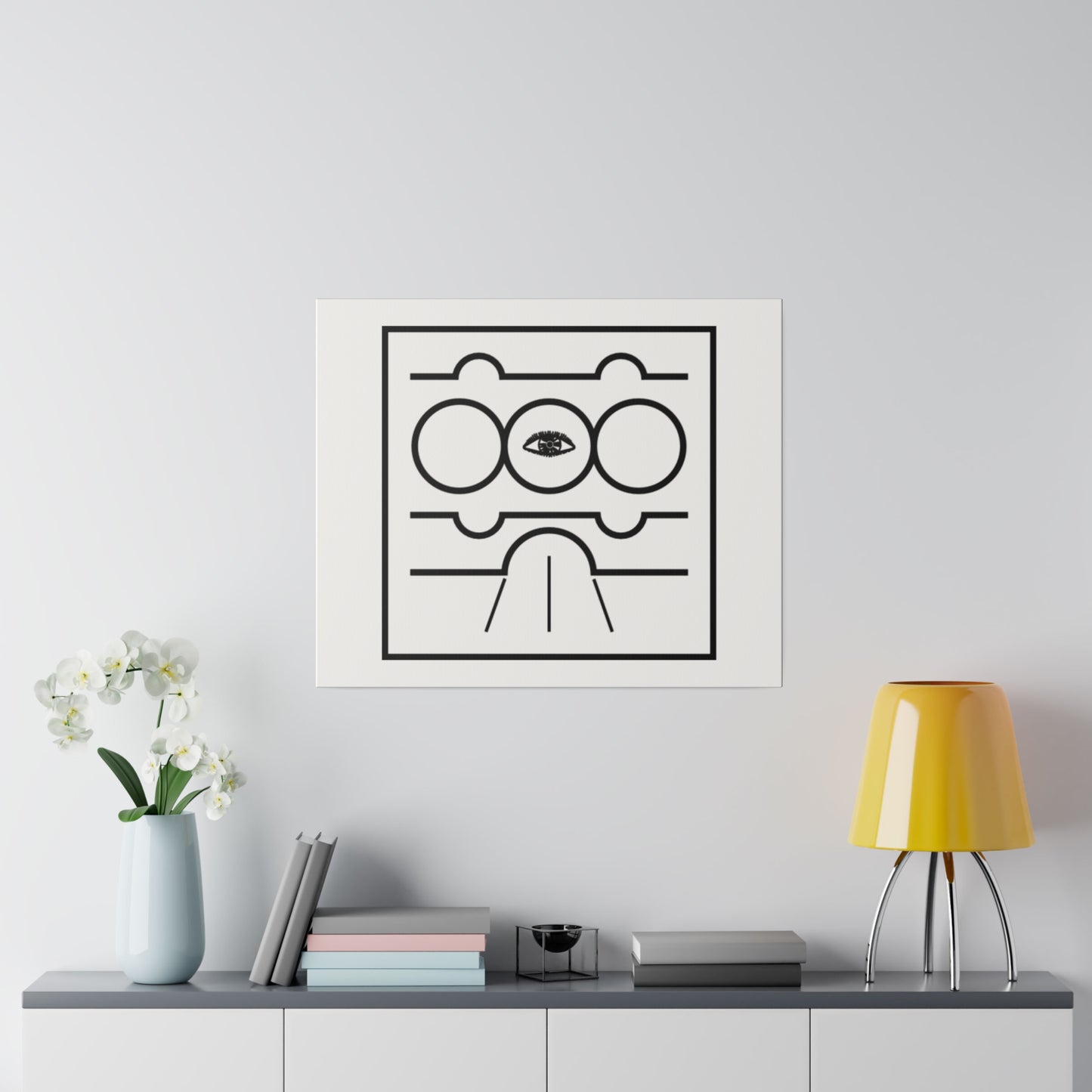 Humanity - Creation-Energy Teaching Symbols - Matte Canvas, Stretched, 0.75"