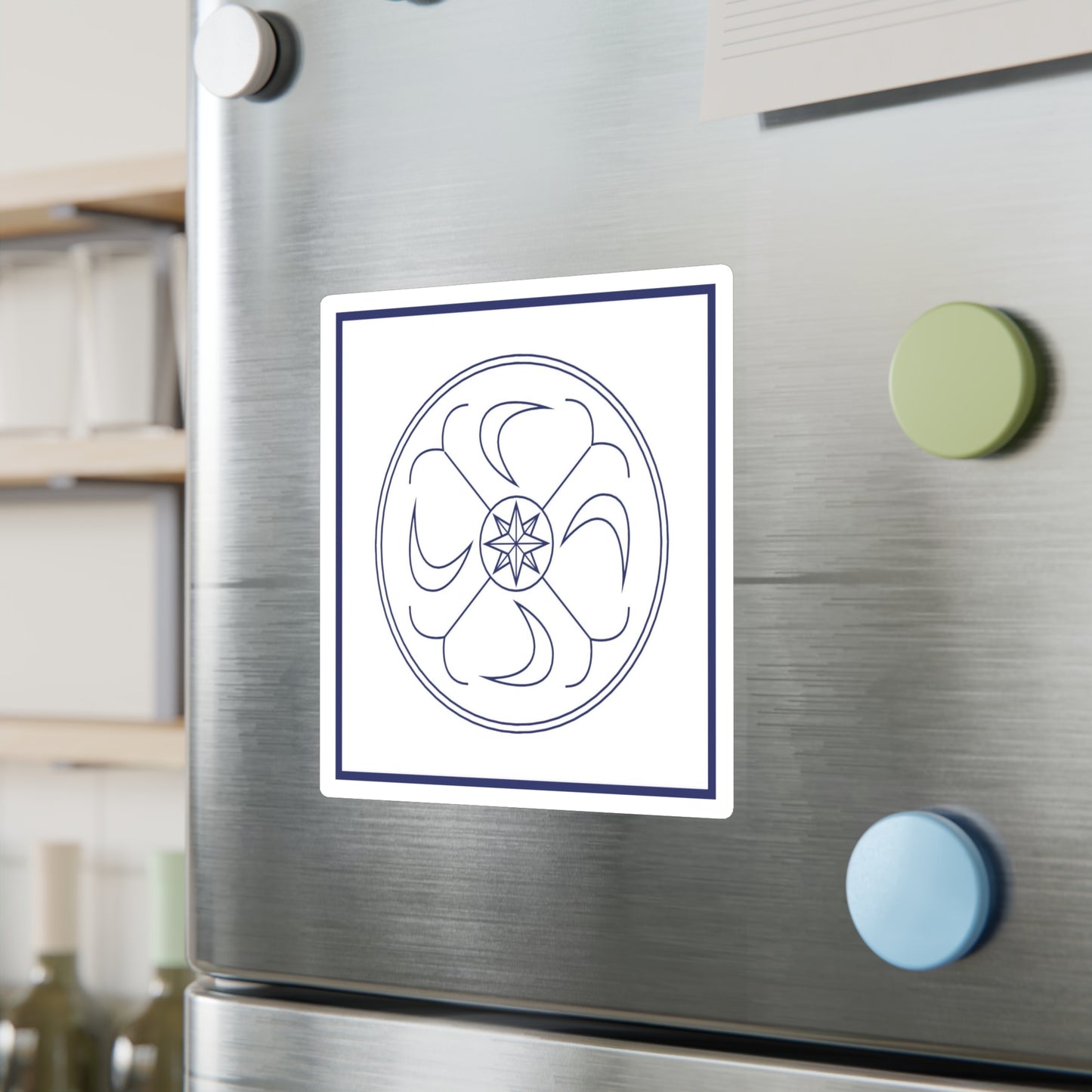 SEIN/BEING Sticker (Blue/White) Symbol Only