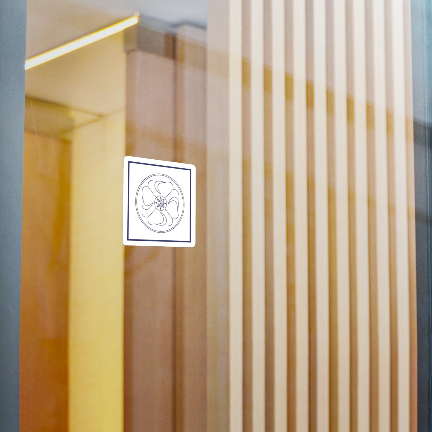 SEIN/BEING Sticker (Blue/White) Symbol Only