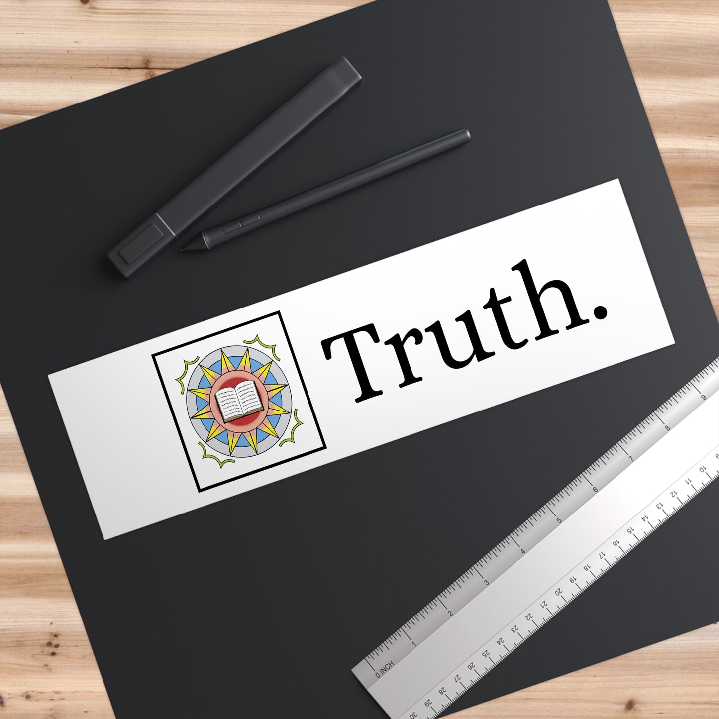 Spiritual Teaching Symbol Bumper Sticker