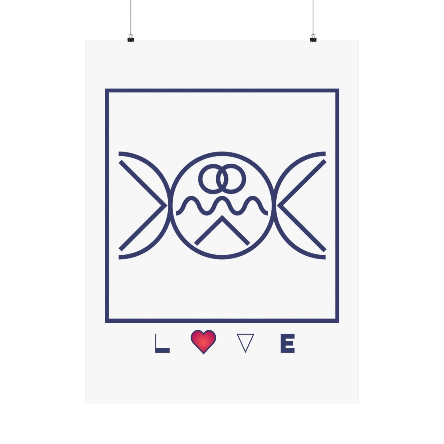*Love/Liebe* Creation-Energy Inspired Poster