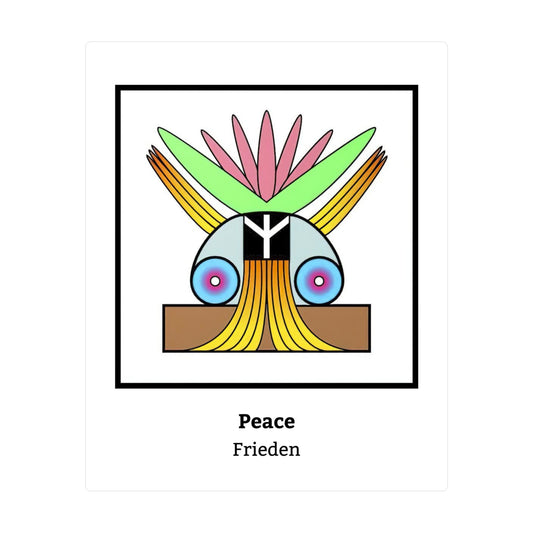 Peace/Frieden Symbol - Sticker/Decal