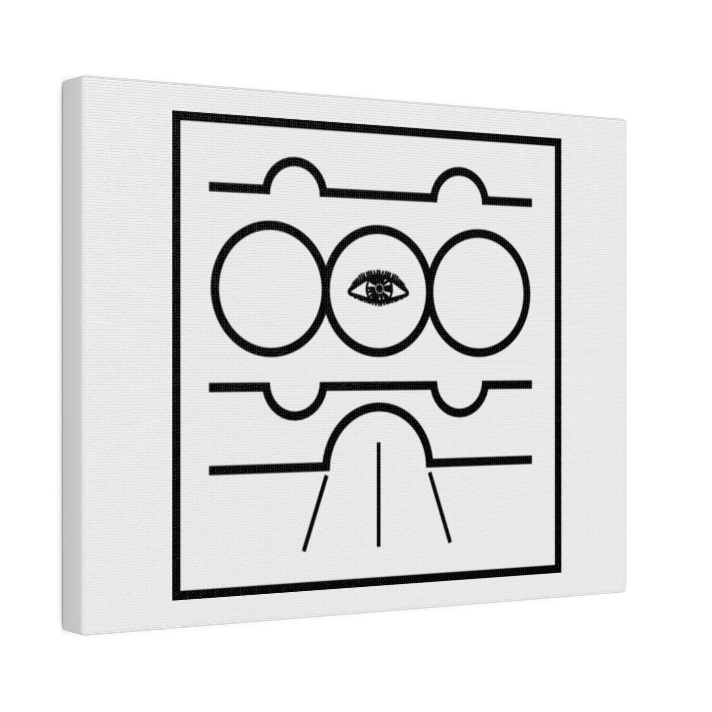 Humanity - Creation-Energy Teaching Symbols - Matte Canvas, Stretched, 0.75"