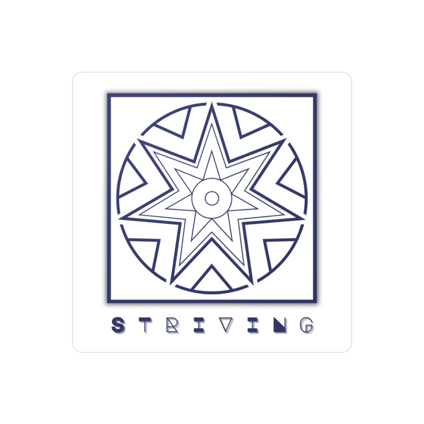 Symbols of the Creation-Energy Teaching - DECAL *Striving / Streben* (purple)