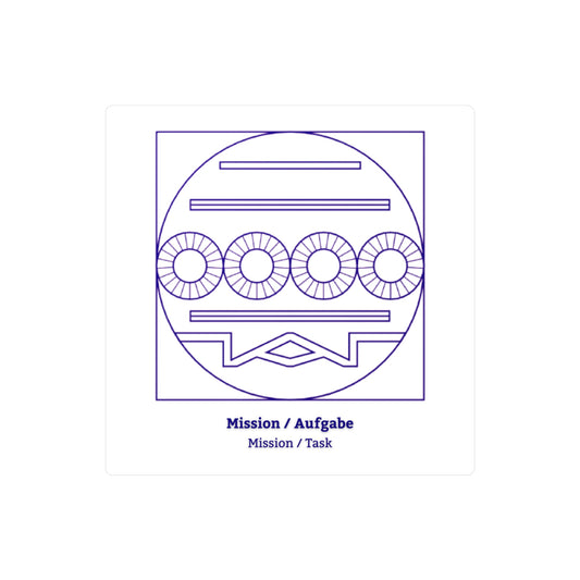 Mission Symbol Decal (Purple/White) Not Transparent