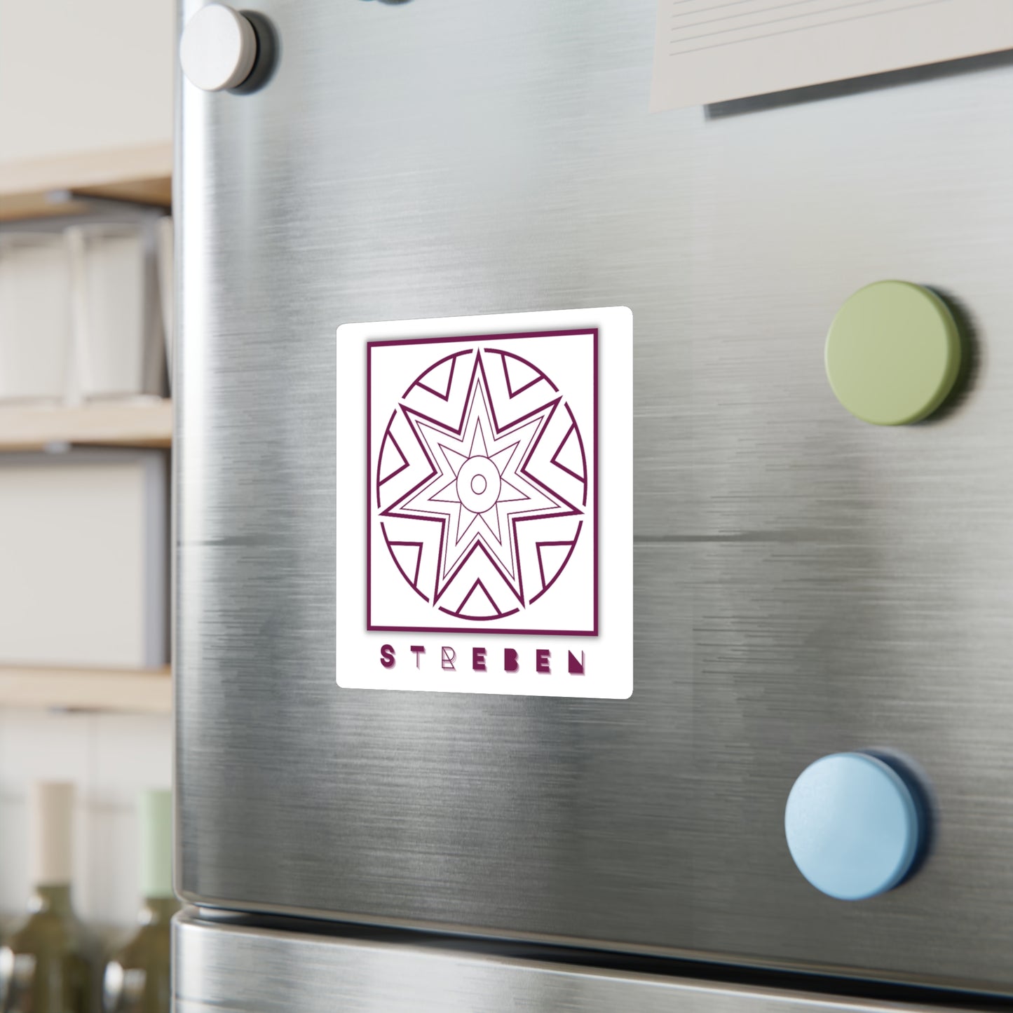 Symbols of the Creation-Energy Teaching - DECAL *Streben / Striving* (red/maroon)