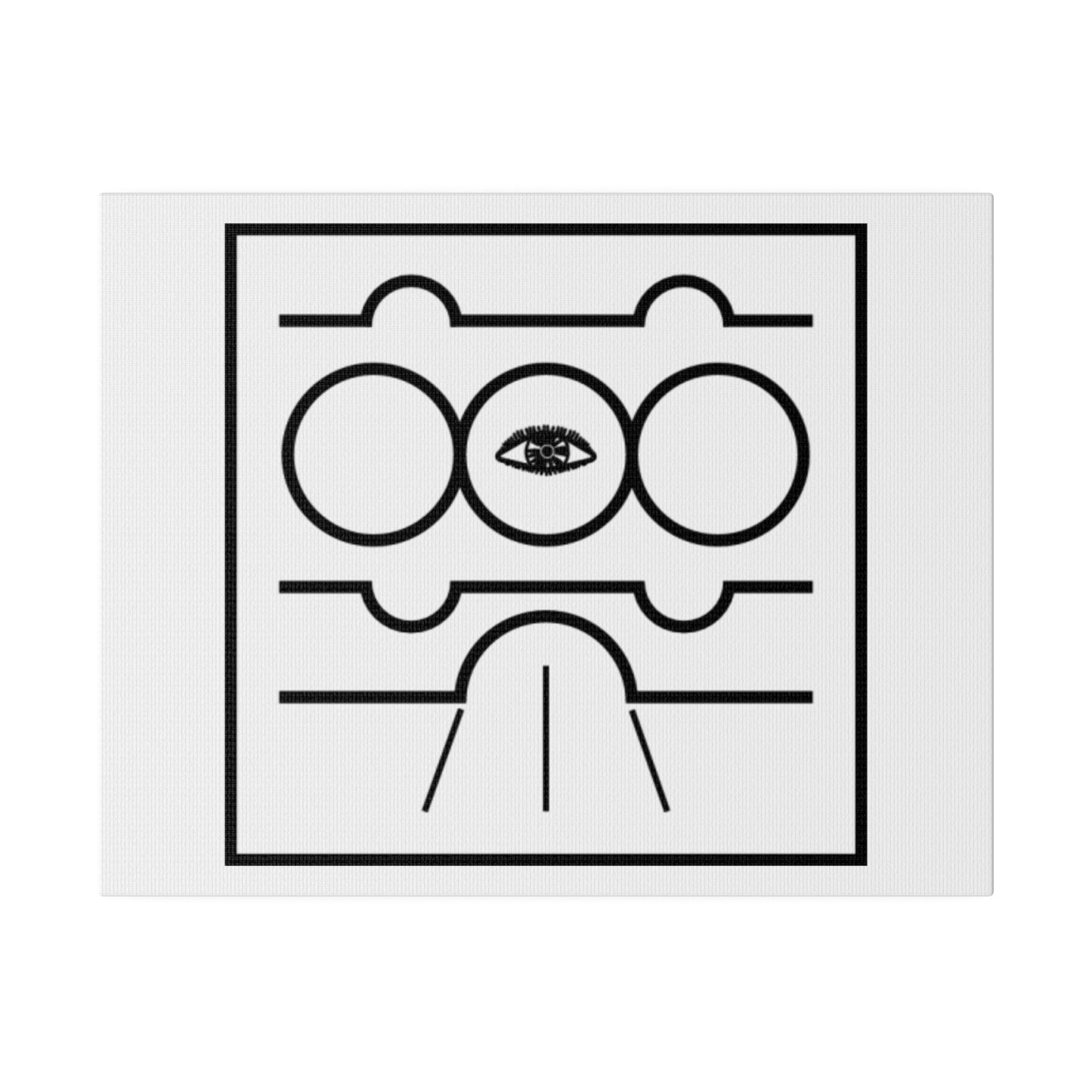 Humanity - Creation-Energy Teaching Symbols - Matte Canvas, Stretched, 0.75"