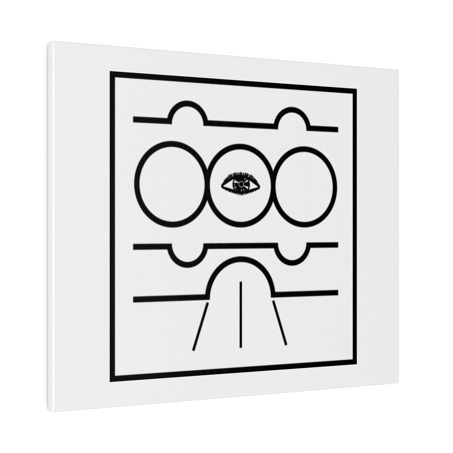 Humanity - Creation-Energy Teaching Symbols - Matte Canvas, Stretched, 0.75"