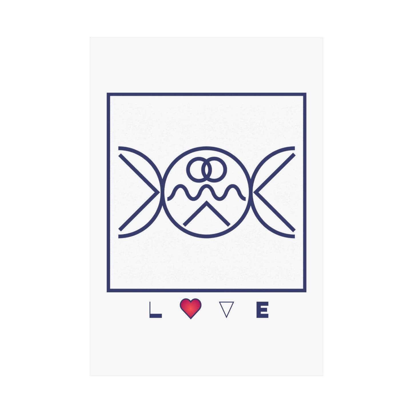 *Love/Liebe* Creation-Energy Inspired Poster