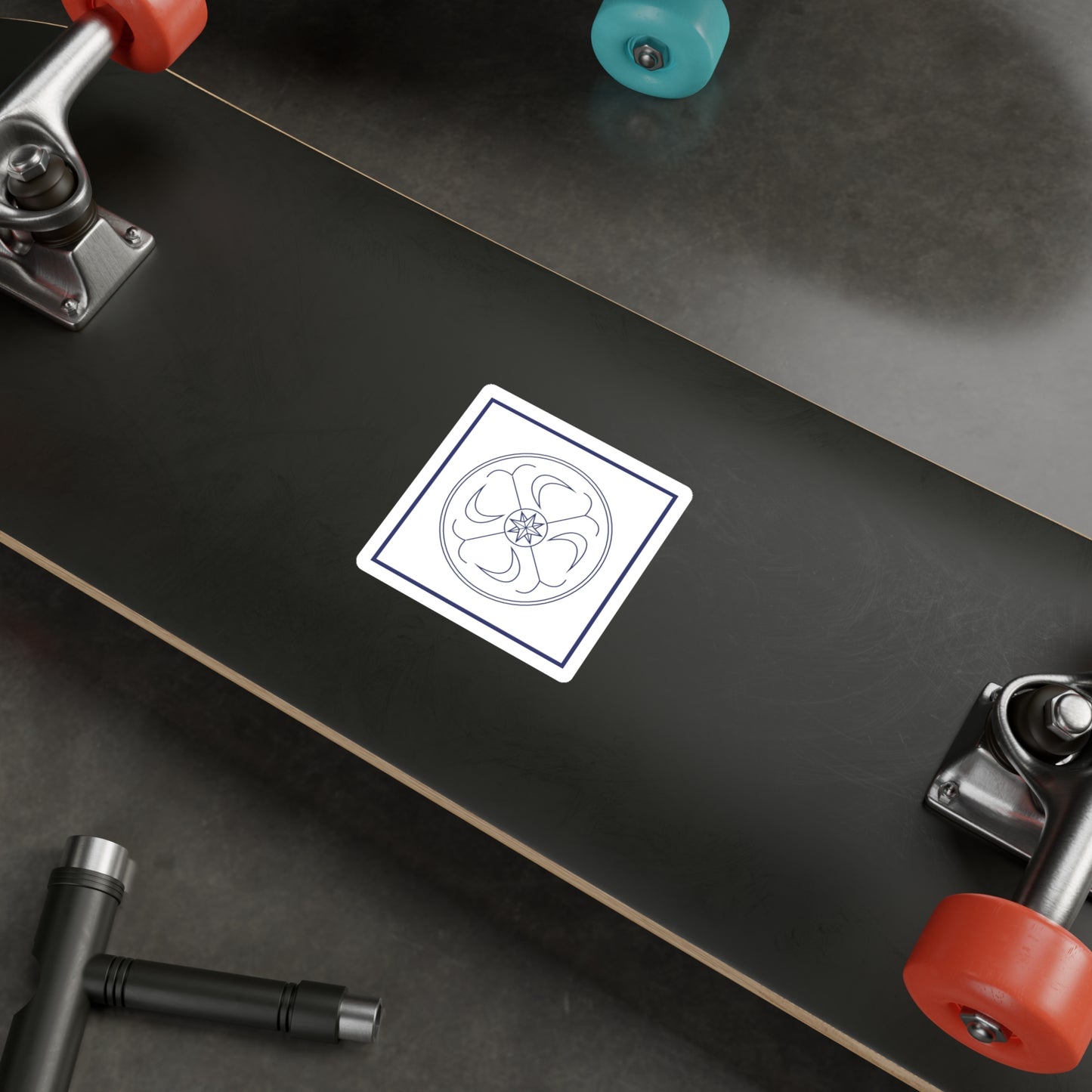 SEIN/BEING Sticker (Blue/White) Symbol Only