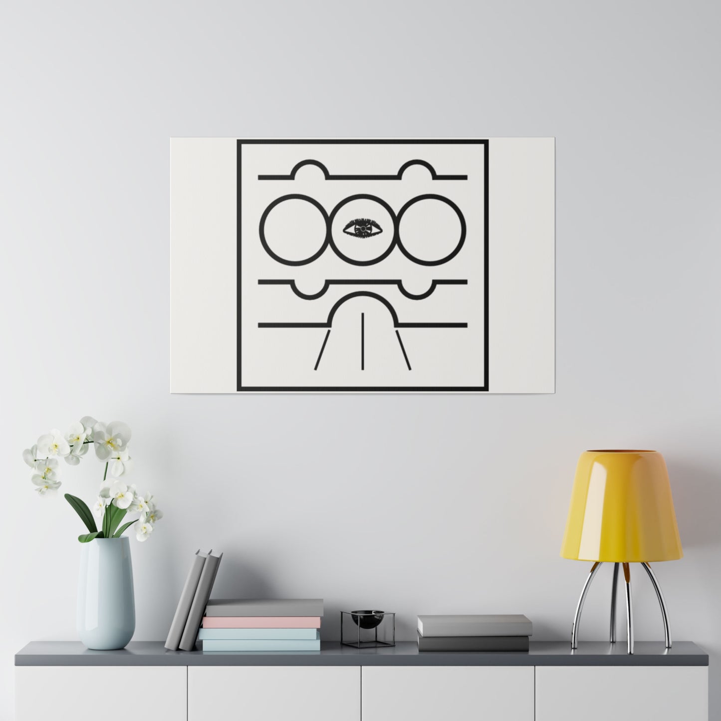 Humanity - Creation-Energy Teaching Symbols - Matte Canvas, Stretched, 0.75"