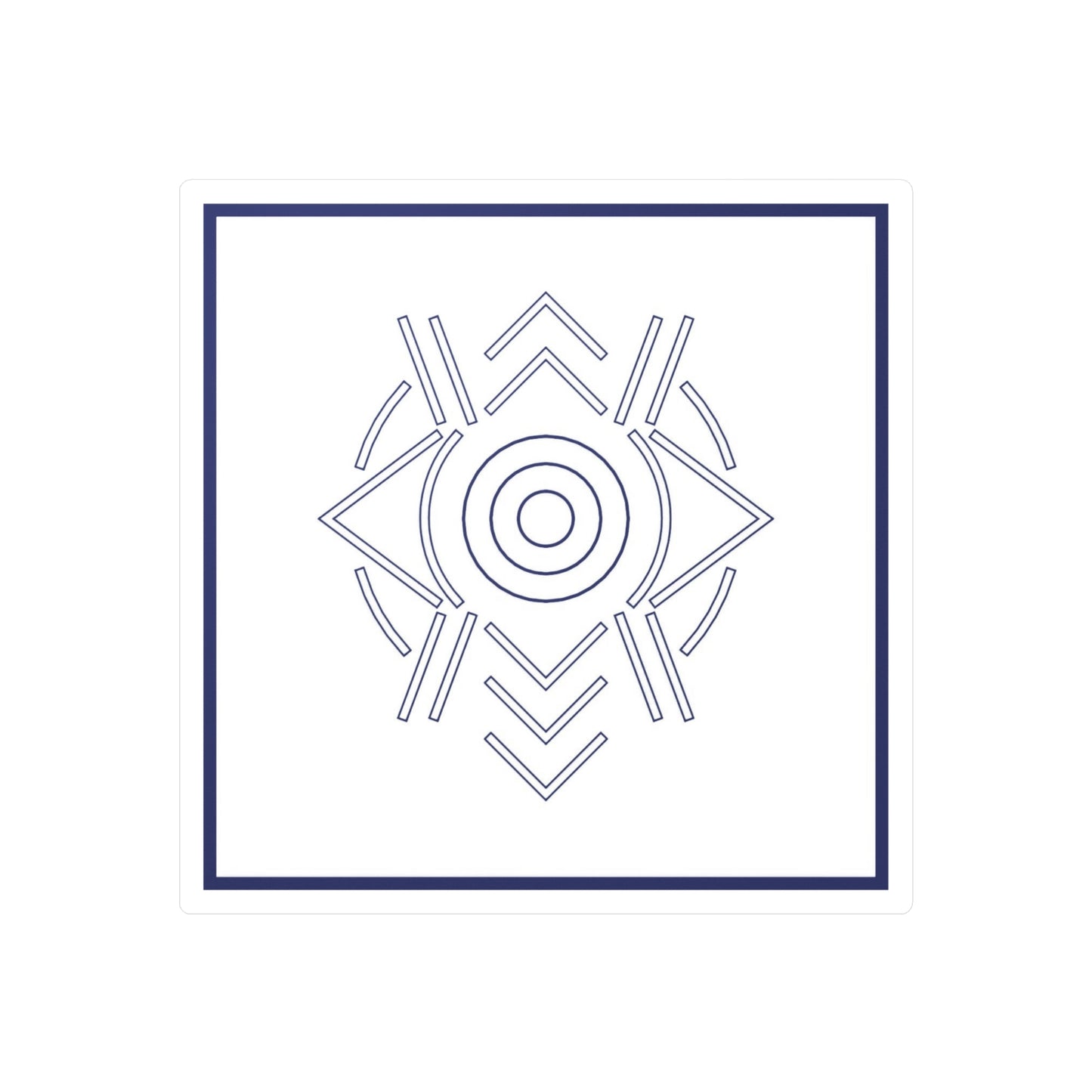 Verantwortung/Responsibility Sticker (Blue/White) Symbol Only