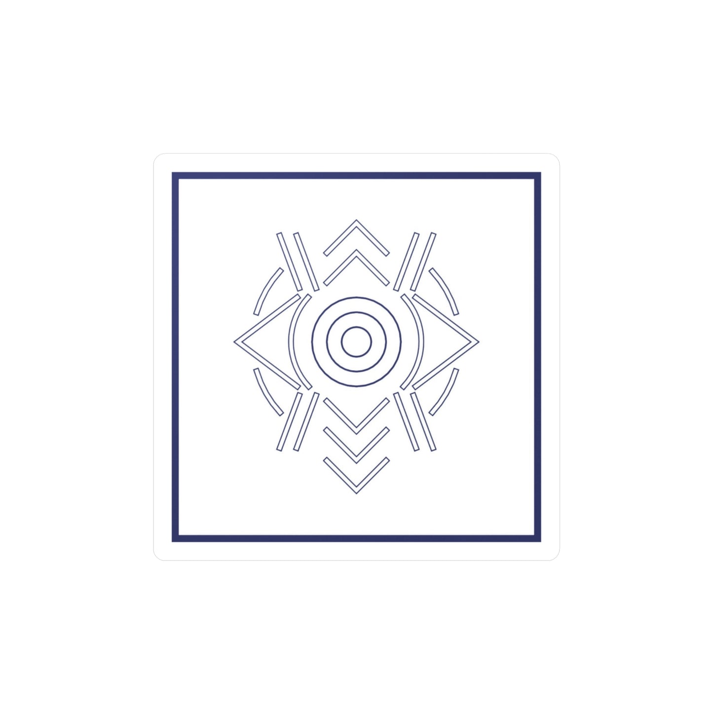 Verantwortung/Responsibility Sticker (Blue/White) Symbol Only