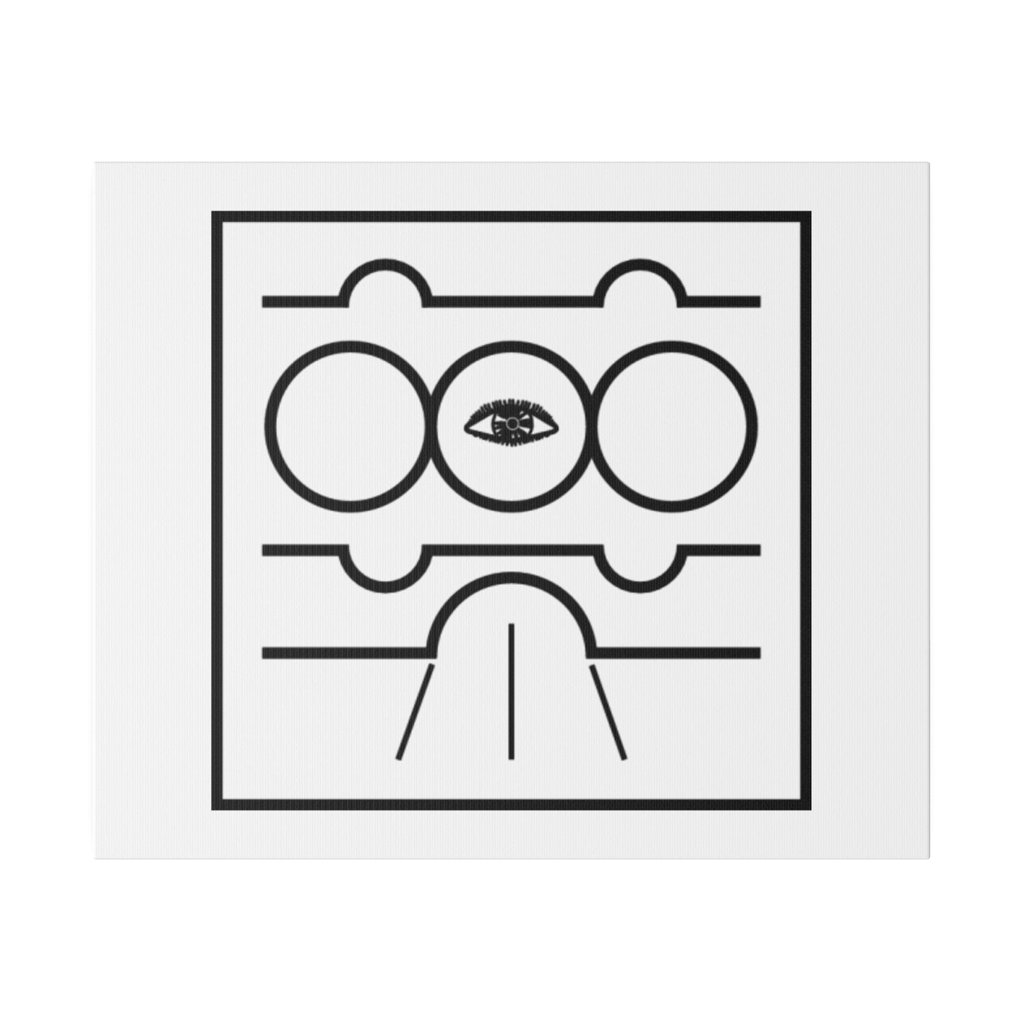Humanity - Creation-Energy Teaching Symbols - Matte Canvas, Stretched, 0.75"