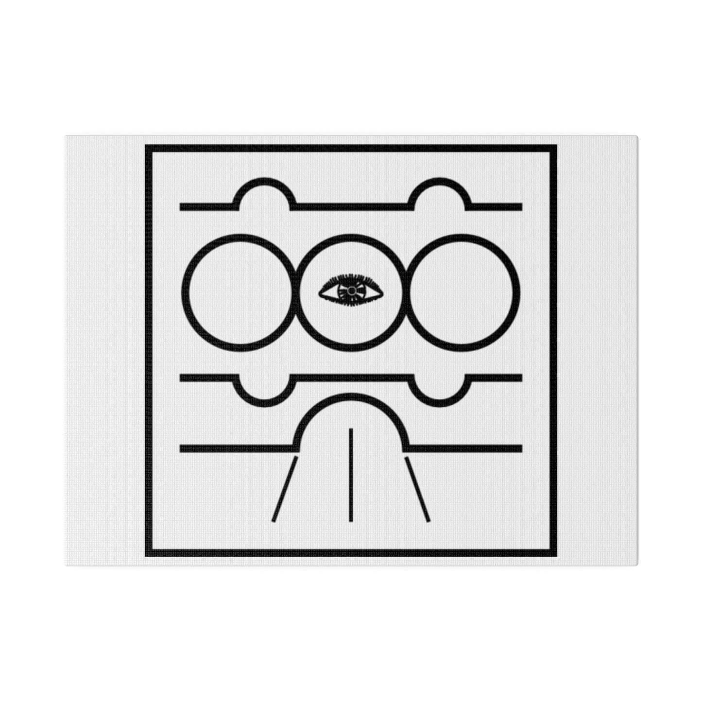 Humanity - Creation-Energy Teaching Symbols - Matte Canvas, Stretched, 0.75"