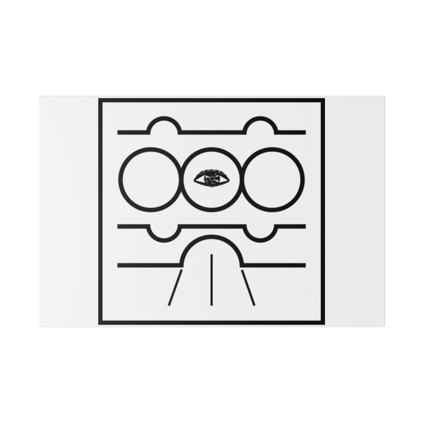 Humanity - Creation-Energy Teaching Symbols - Matte Canvas, Stretched, 0.75"