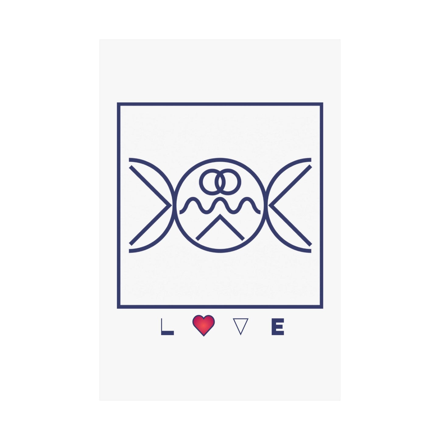 *Love/Liebe* Creation-Energy Inspired Poster