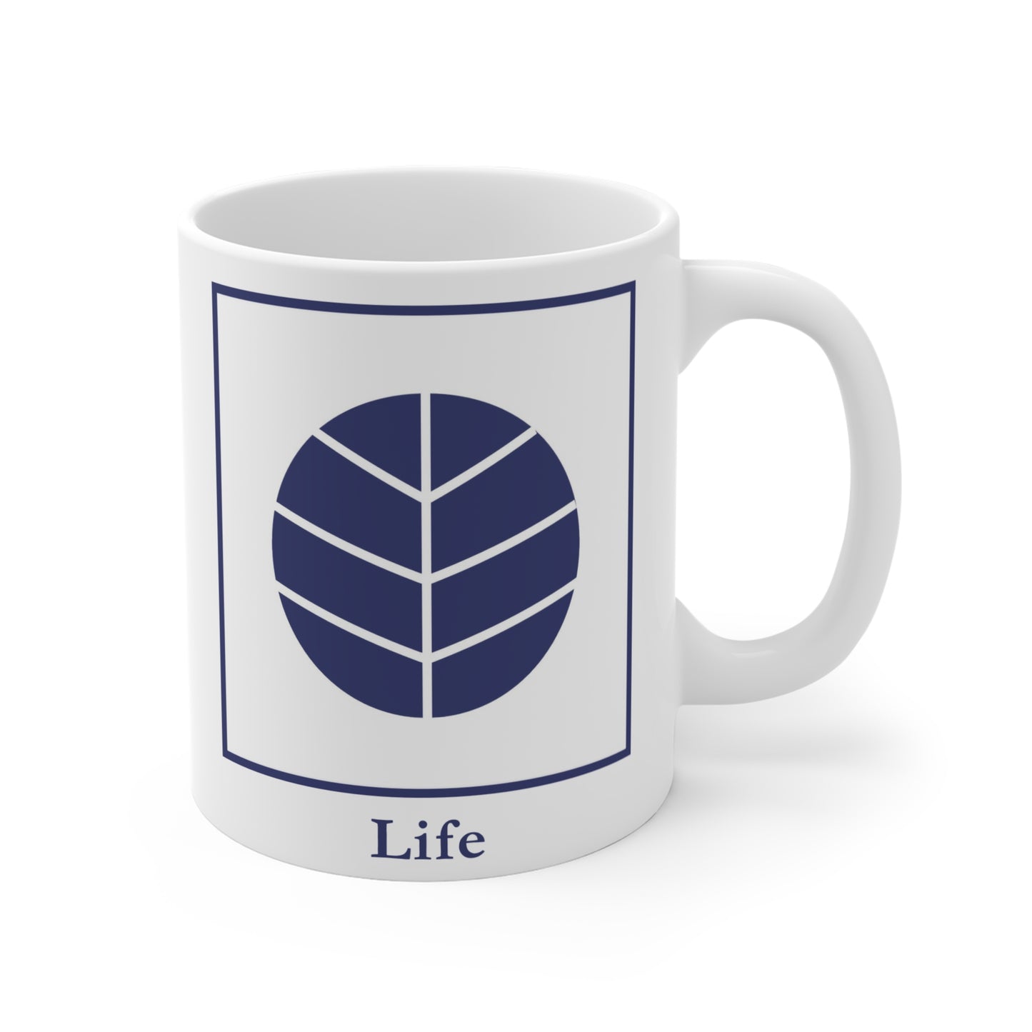 Symbols of the Creation-Energy Teaching - Mug 11oz *Life / Leben*