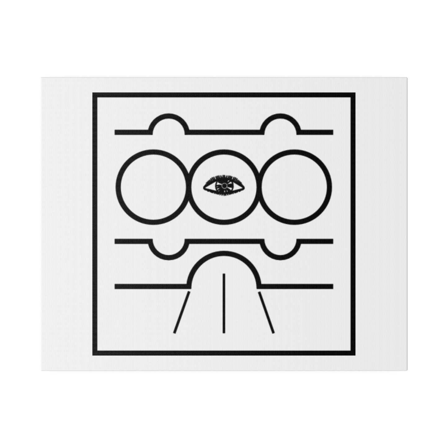 Humanity - Creation-Energy Teaching Symbols - Matte Canvas, Stretched, 0.75"