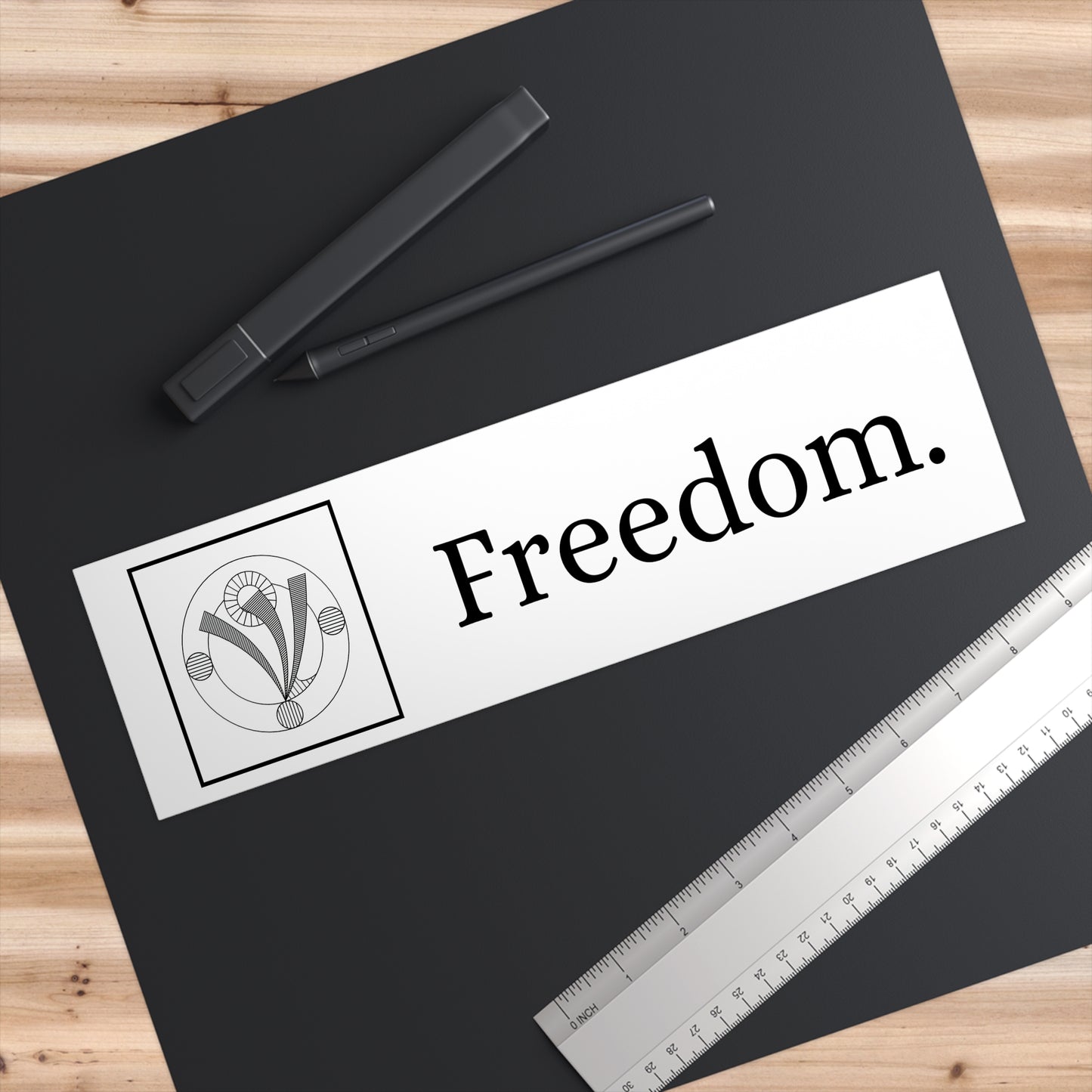 Freedom Symbol Bumper Sticker