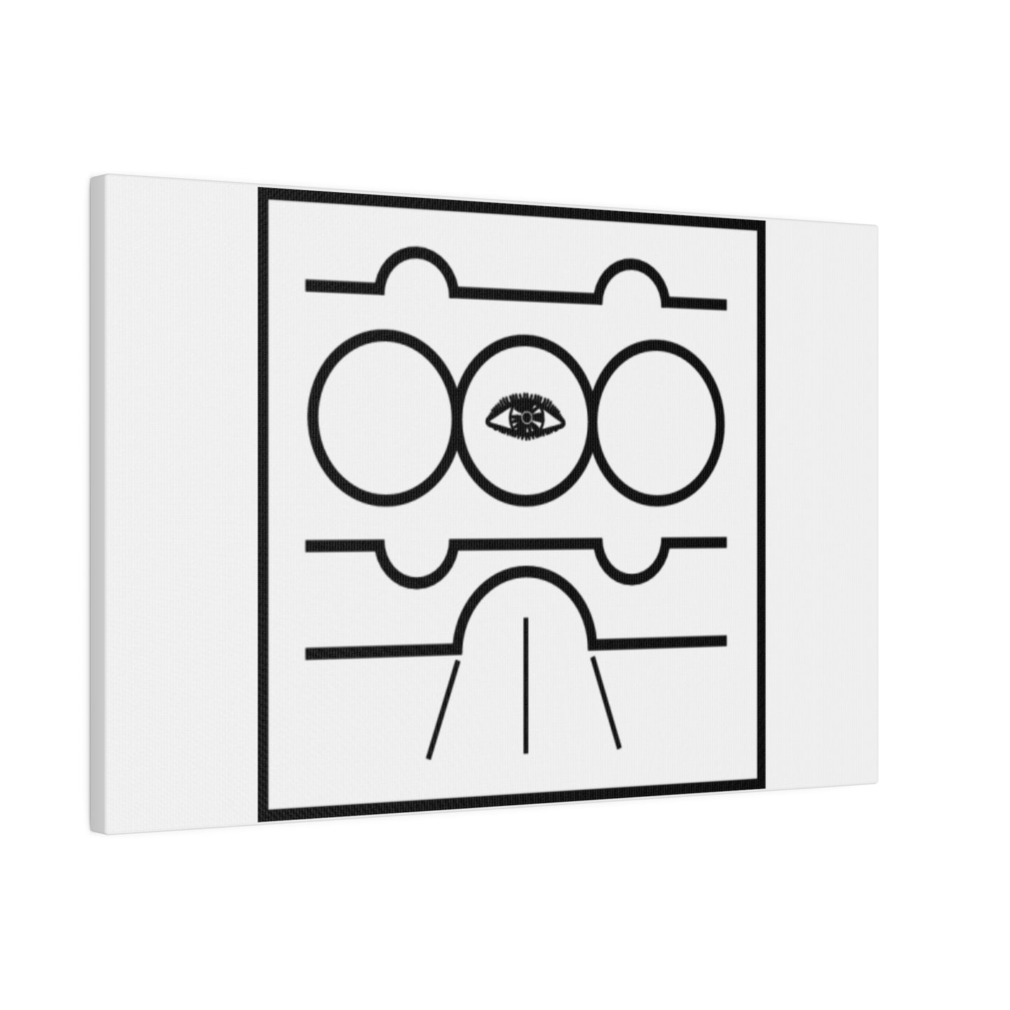 Humanity - Creation-Energy Teaching Symbols - Matte Canvas, Stretched, 0.75"