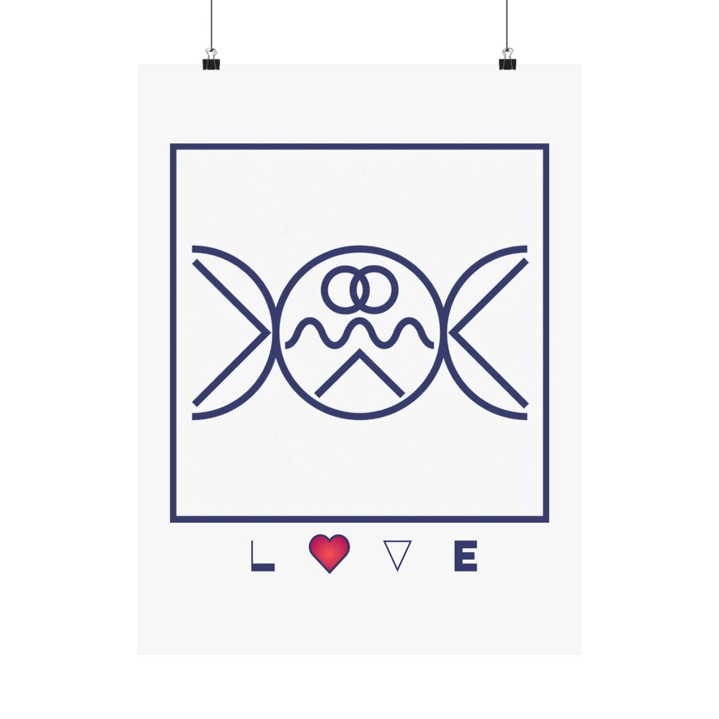 *Love/Liebe* Creation-Energy Inspired Poster