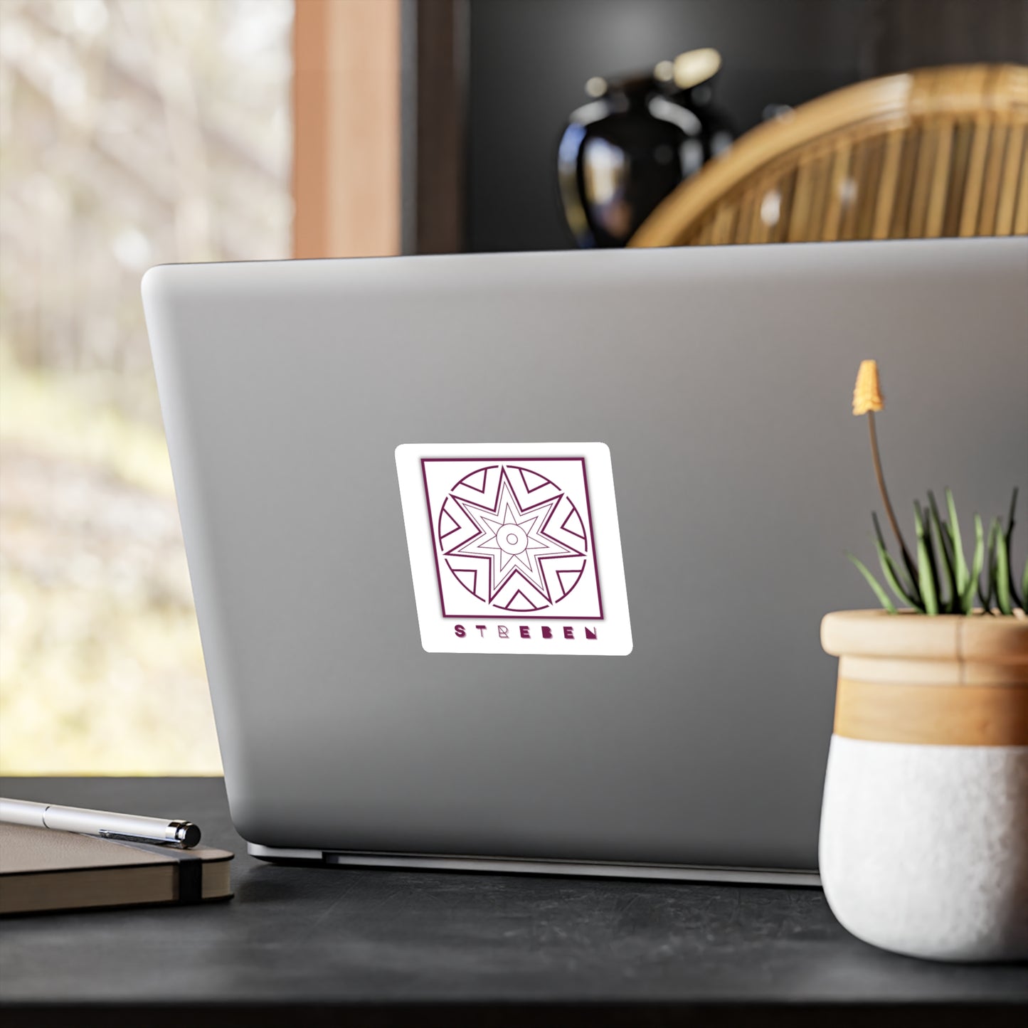 Symbols of the Creation-Energy Teaching - DECAL *Streben / Striving* (red/maroon)